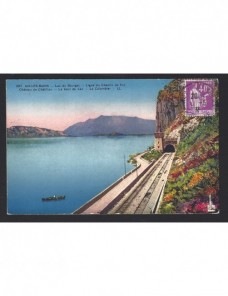 Tarjeta postal ilustrada Francia Aix les Bains Francia - 1931 a 1950.