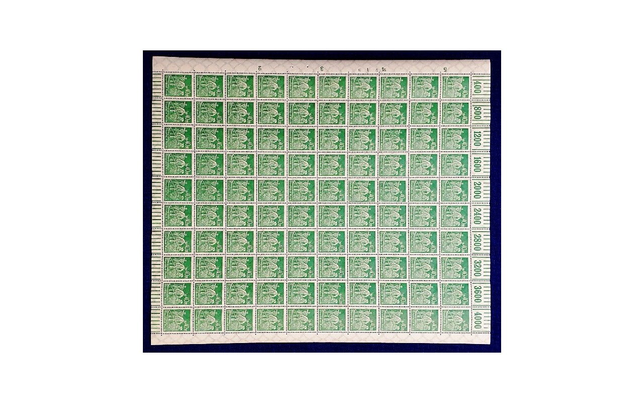 Pliego de sellos Alemania completo 1921 Alemania - 1900 a 1930.