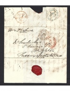 Carta España San Sebastián a Inglaterra España - Siglo XIX.