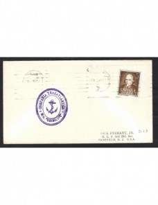 Carta España a Estados Unidos correo marítimo España - Desde 1950.