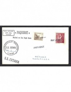 Carta España a Estados Unidos correo paquebot España - Desde 1950.