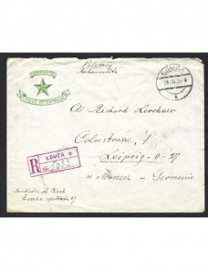 Carta certificada de Polonia Esperanto Otros Europa - 1900 a 1930.