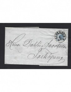 Carta Suecia Goteborg Otros Europa - Siglo XIX.